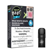 Juice Pod -- Flavour Beast Wild White Grape Iced Pod Pack 20mg